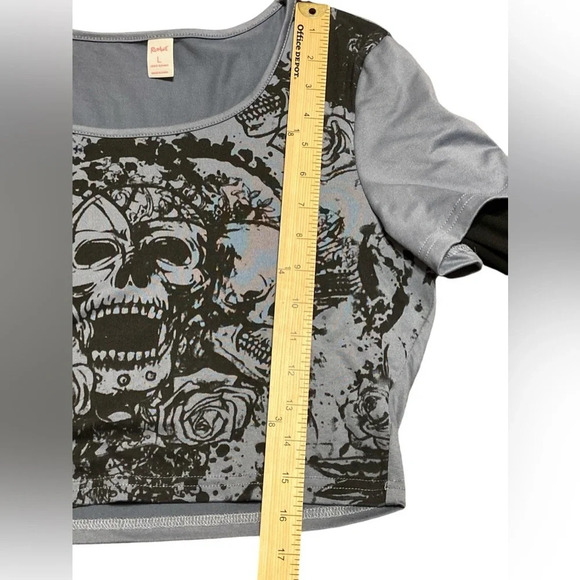ROMWE Grunge Punk Skull Print size large - Picture 5 of 7